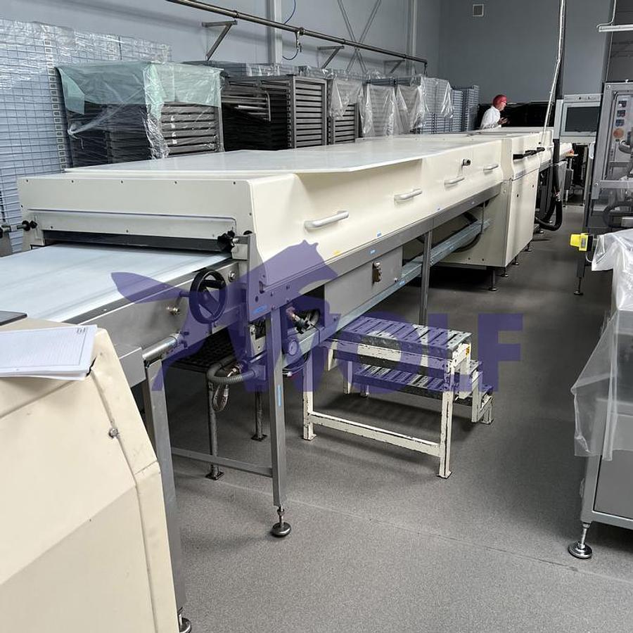 Gebraucht Kühktunnel CHOCOTEC - Type Glossmaster KK-S80 (10 Meter), Baujahr 2005.