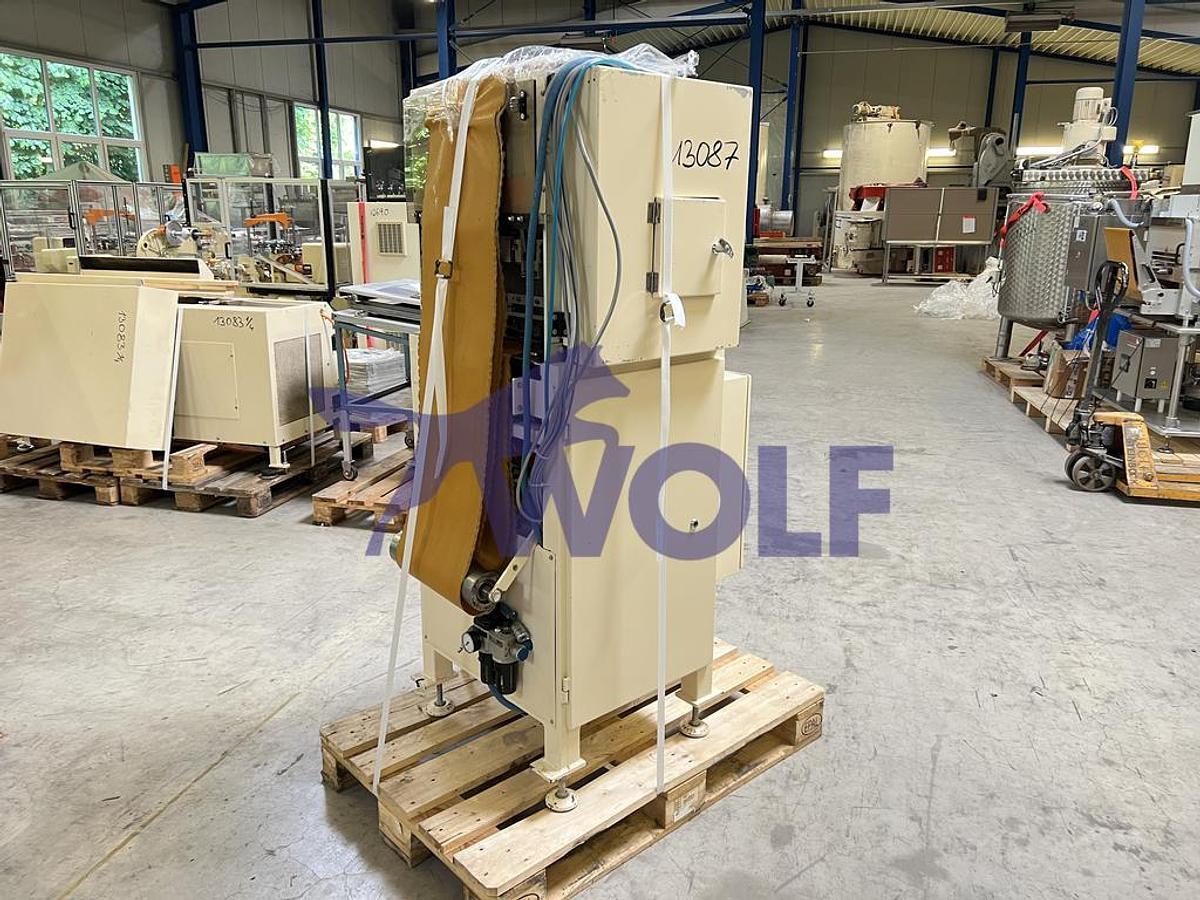 Gebraucht Guillotine/Hackvorrichtung HOPPE - Type GS-280, zum Ablängen der Stränge.