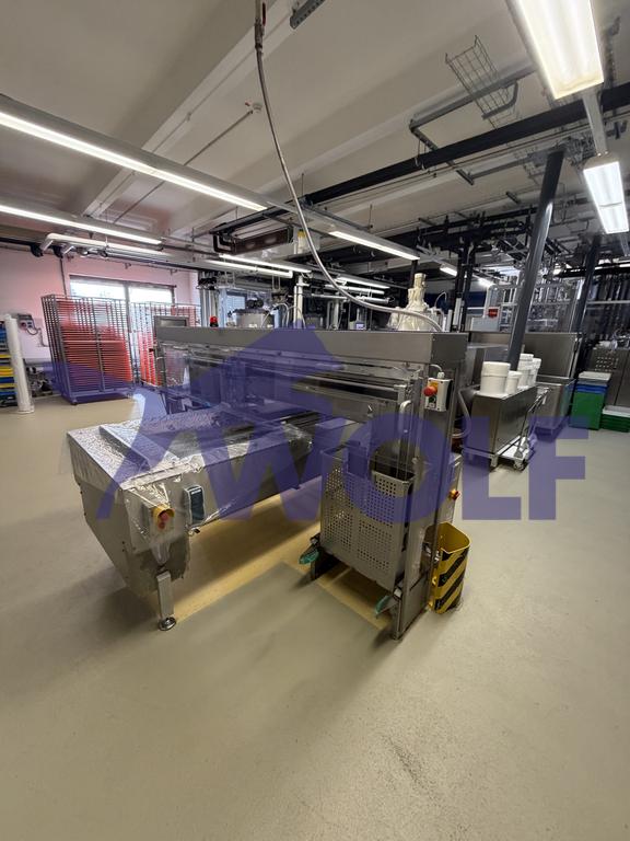 Gebraucht Schokoladen-Gießanlage Winkler & Dünnebier - mit One-Shot + Triple-Shot-Funktion, bestehend aus