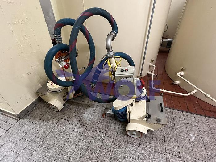 Gebraucht fahrbare Massepumpe SOLLICH - Type SSP-H, Leistung: ca. 4.000 kg pro Stunde.