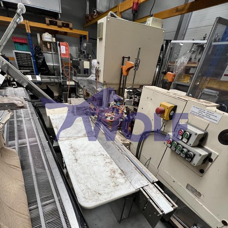 Gebraucht Stannioliermaschine RASCH - Type RU-D, mit Doppeldrehstation.