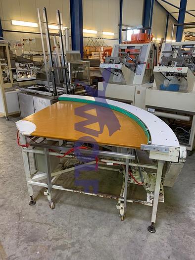 Used 90° curved table TARGET - approx. 1,000 mm working width