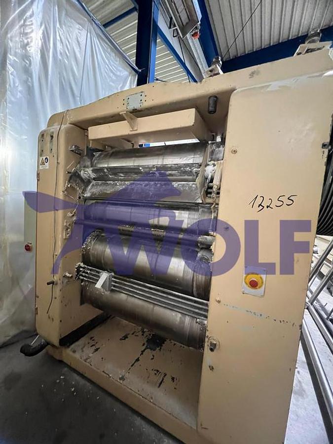 Usado Fünfwalzwerk Fabrikat BÜHLER - Type SFG-1000 mit ca. 1000 mm Walzenbreite.