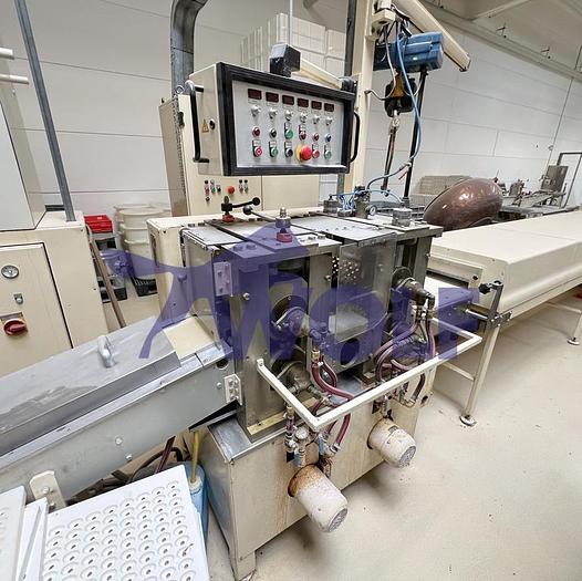 Gebraucht Krokantanlage CHOCOTECH - mit 3 Kochern und Formstrecke, bestehend aus:
