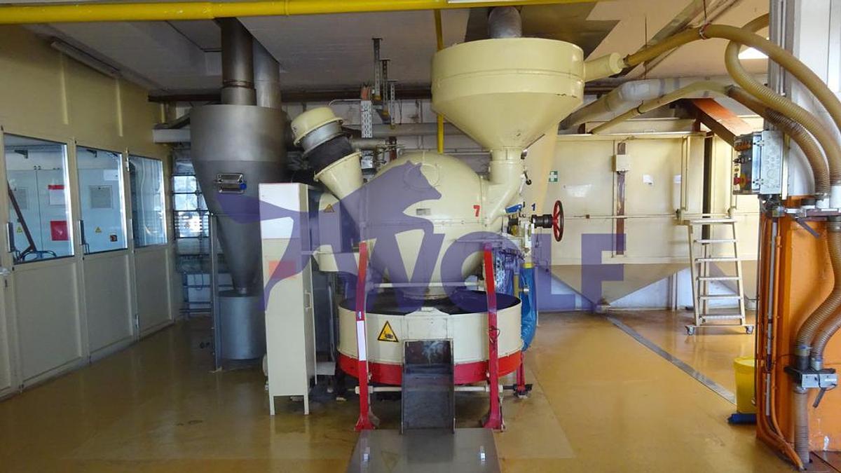 Gebraucht Kugelröster Fabrikat BARTH - Type Sirocco-300 mit Kühlschiff.