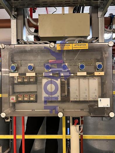 Used Rührwerksbehälter (14) THOUET - Type RW-1000 mit ca. 1.000 kg Inhalt.