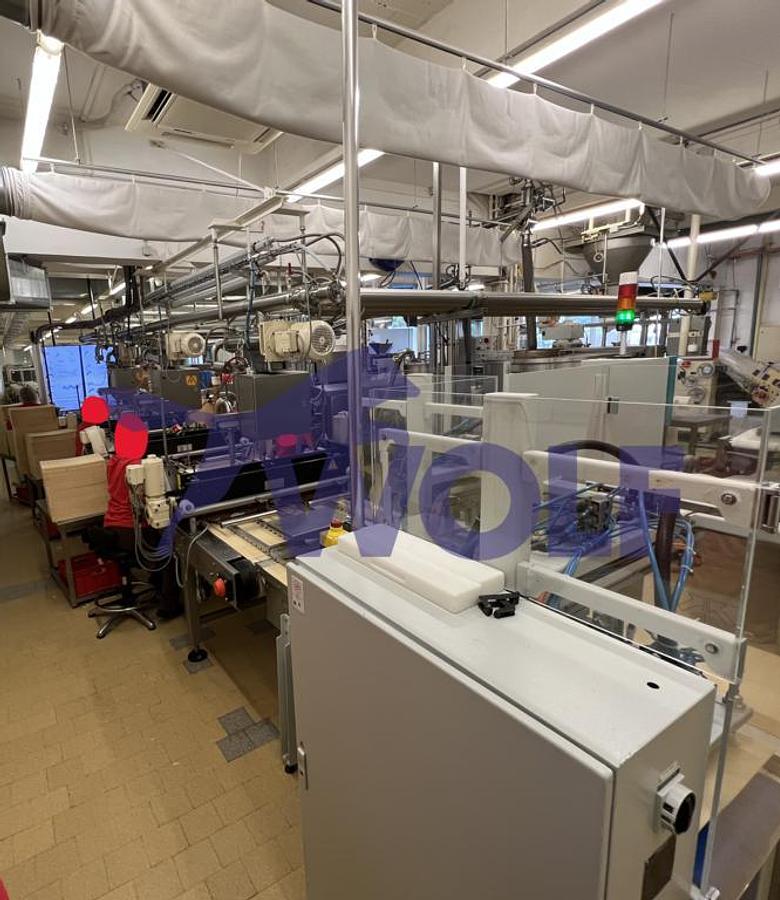 Gebraucht Waffel-Einstreichanlage TFT TANIS FOOD - für drei Schichten, Baujahr 2009