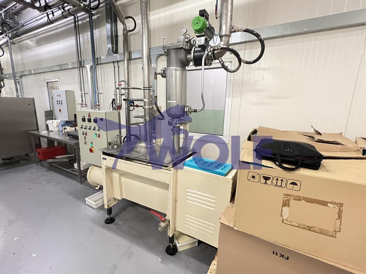 Gebraucht Schnecken-Temperiermaschine SOLLICH - Type UT-500 mit Massepumpe GRASSEL aus Edelstahl