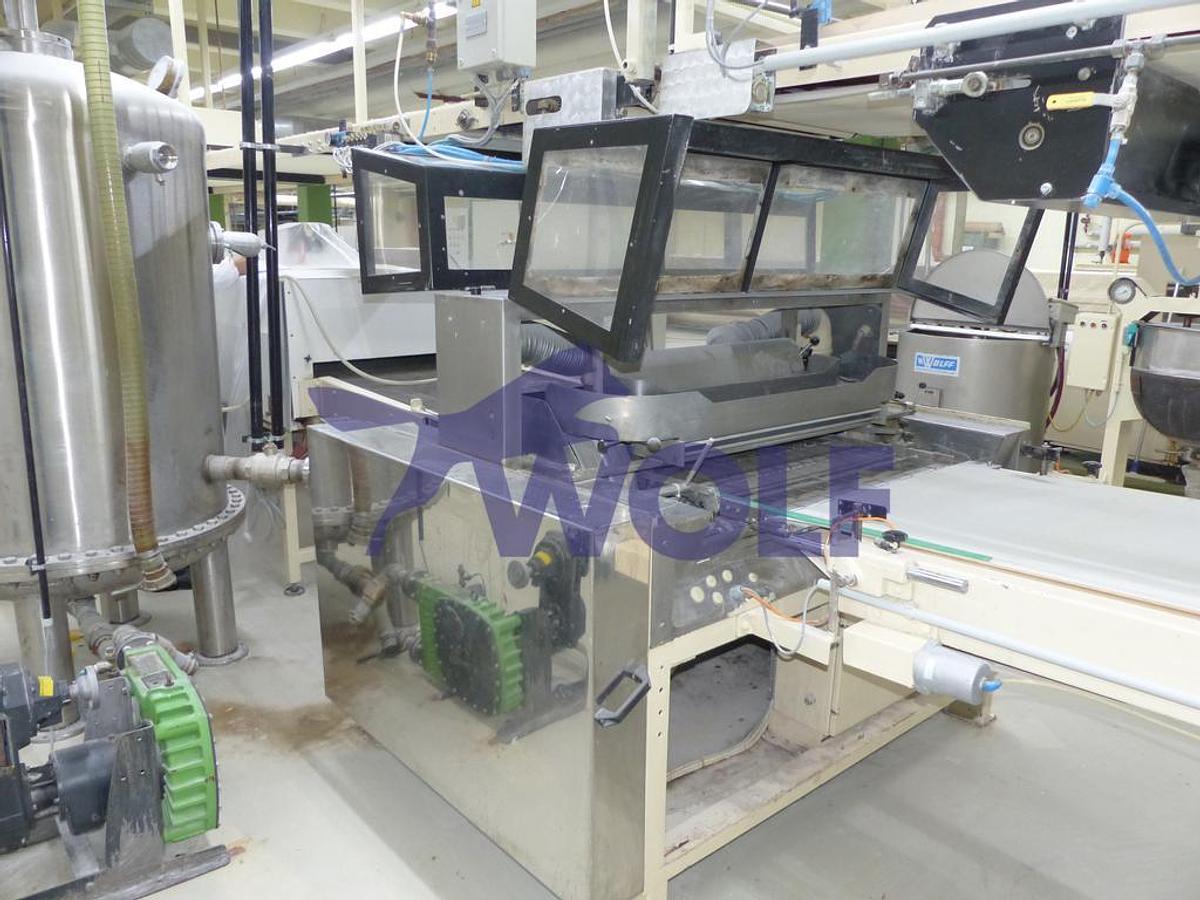 Used BLUM glazing machine - Type 805, with a working width of approx. 800mm.