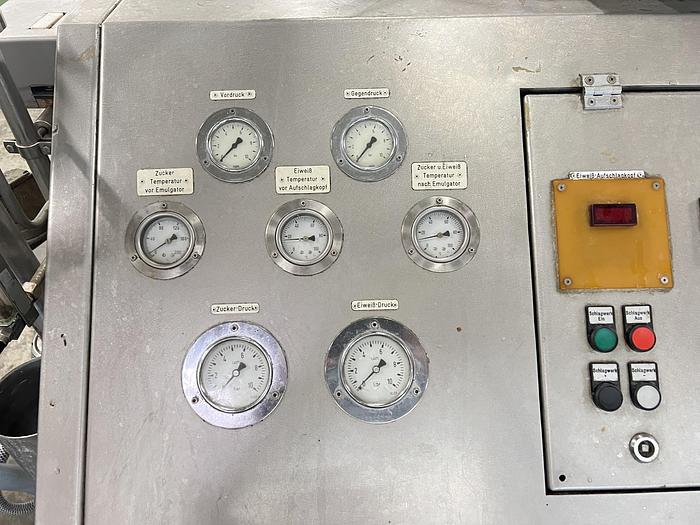 Gebraucht Druckaufschlagmaschine für Eiweiß und Zuckerlösung