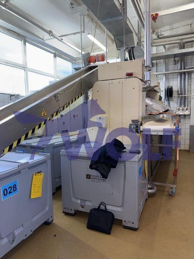 Gebraucht hydraulisches Fünfwalzwerk Lehmann - Type WF 20, 2000 mm Walzenbreite.