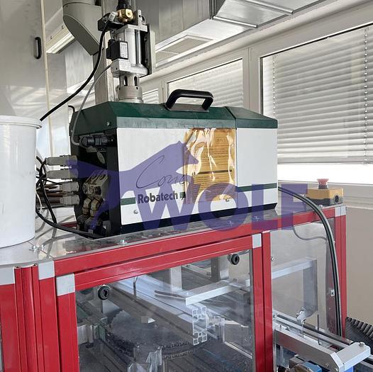 Used Kartoniermaschine MPT MINGOZZI - Type 1001, für kleine Kartons, Baujahr 2000.