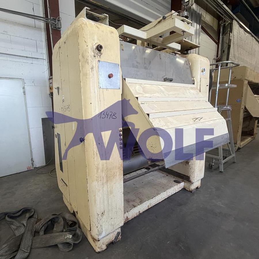 Usado Fünfwalzwerk CARLE + MONTANARI - Type HB-1300 mit ca. 1.300 mm Walzenbreite.