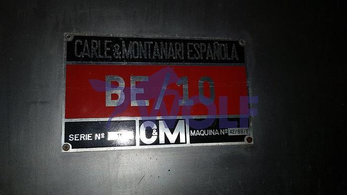 Used Dragee production system CARLE & MONTANARI, - Spain series 13 type BE 10, net capacity 1000 kg.
