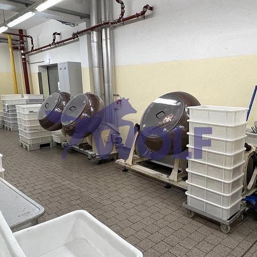 Gebraucht Drageekessel-Grundrahmen - mit drei Antrieben, aber nur einem Drageekessel.