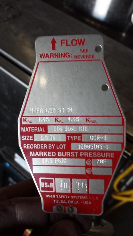 Used 7 GALLON VACUUM PROCESSOR TANK (25 LITERS) ITT. IND. SERIAL 2302433-2