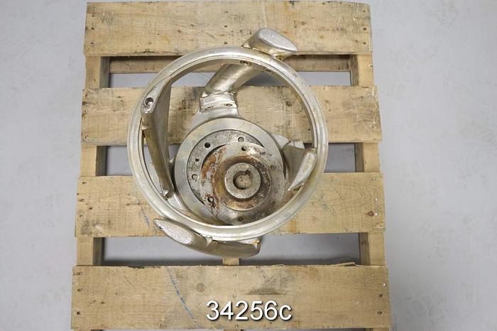 Used Bird 6/8 Pressure Screen 4-Foil Rotor #34256