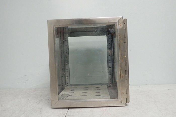 Used Boekel Stainless Steel Desiccator Industrial Steampunk Cabinet