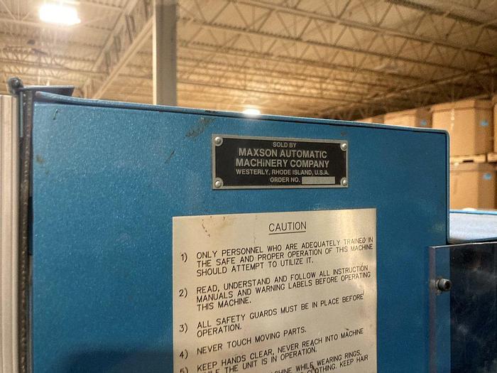 Used 56" SDFK DUAL ROTARY KNIFE MAXSON SHEETER MFG. 2007 (LINE #10) - PENDING SALE