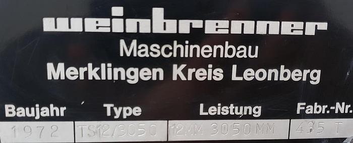 Gebraucht Hydraulische Tafelschere Weinbrenner TS 12-3050