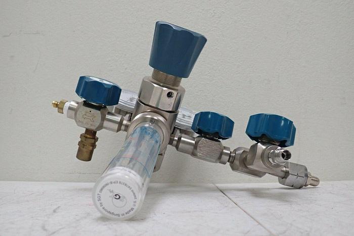 Used Airgas Y12-SR145D Gas Regulator with Smart Indicating Regulator SIR-Cartridge