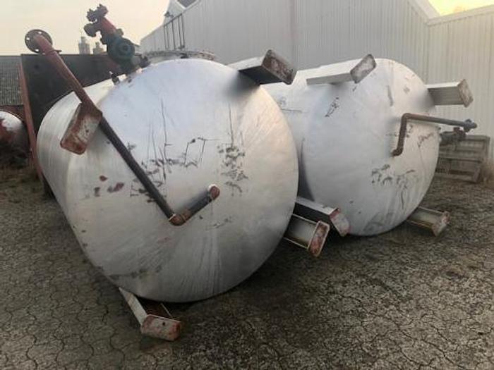 Begagnad 13 m3 järntank med värmespiral SÅLD