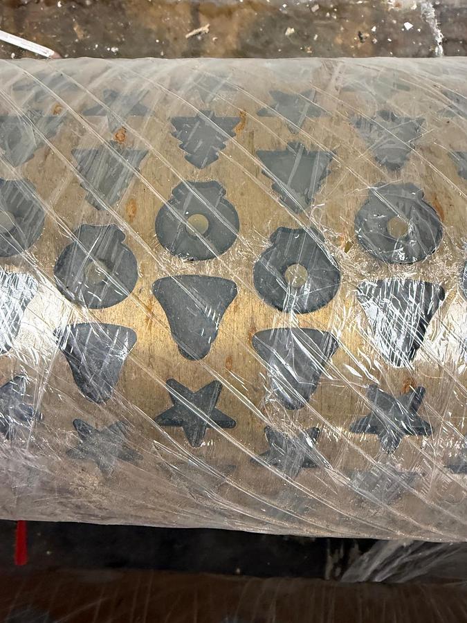 Used 1.2 MTR ROTARY MOULDER DIES 