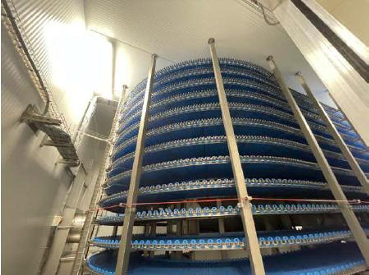 Used TECHNOPOOL NITGROGEN SPIRAL FREEZER