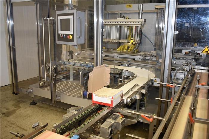 Used Bosch TTF, TTC, TTL Triseal Carton Forming,Robotic Loading and Top Closing
