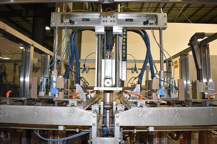 Used Bosch TTF, TTC, TTL Triseal Carton Forming,Robotic Loading and Top Closing