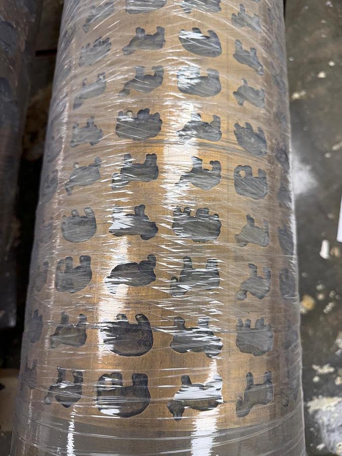 Used 1.2 MTR ROTARY MOULDER DIES 