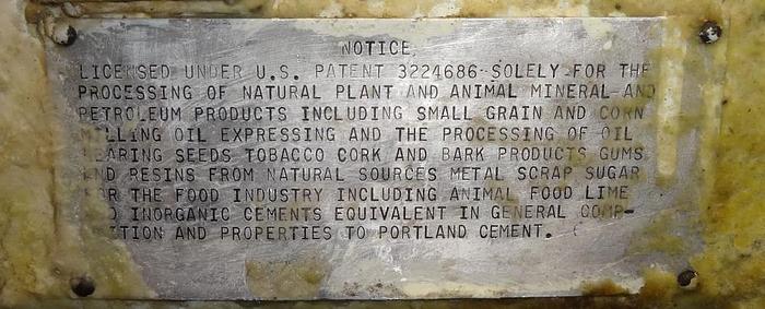 Used Entoleter Centrifugal Impact Mill