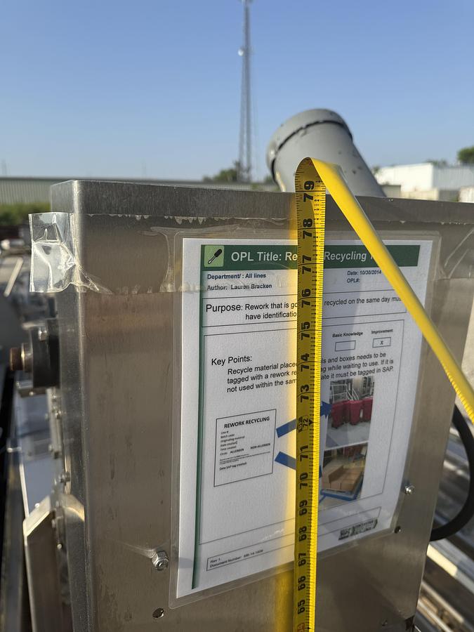 Used STAINLESS STEEL CLEATED Z- FLOW ELEVATOR