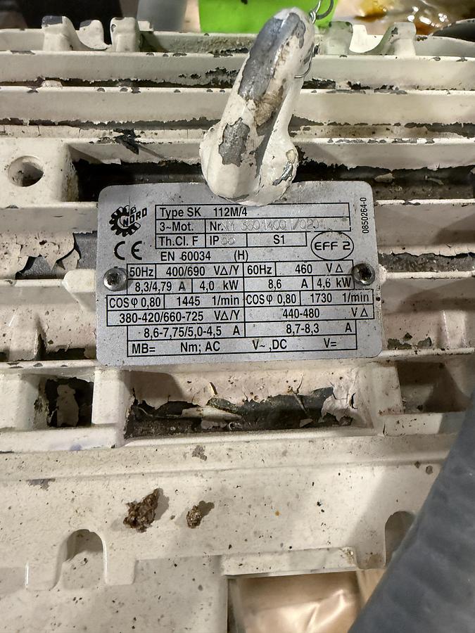 Used AASTED PRODUCT PUMP AND MOTOR