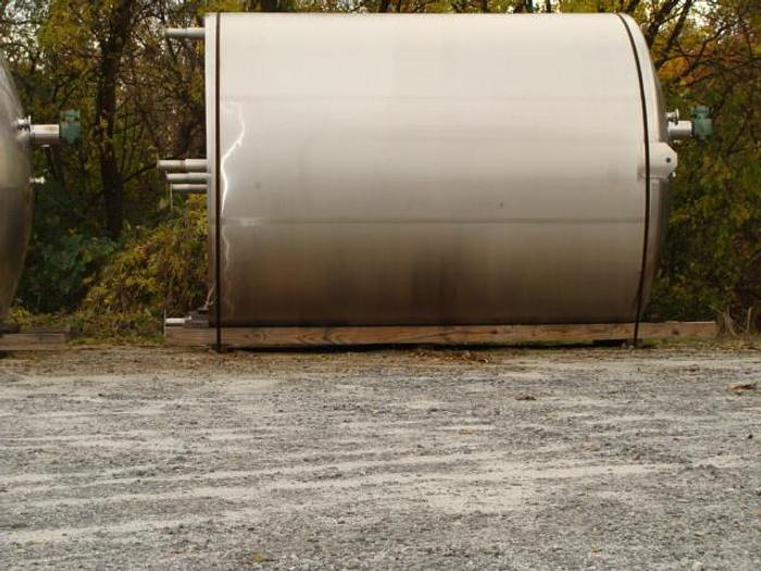 Used 4- 7k gal walker jacketed tank