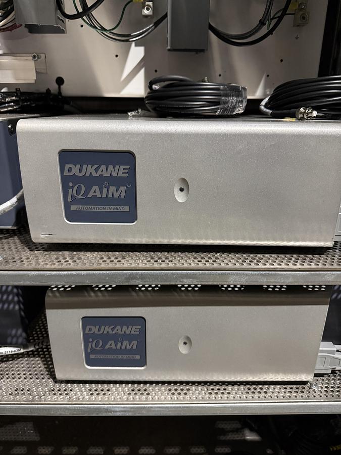 Used APV 48" TWO ROLL EXTRUDER WITH ULTRASONIC GUILLOTINE CUTTER