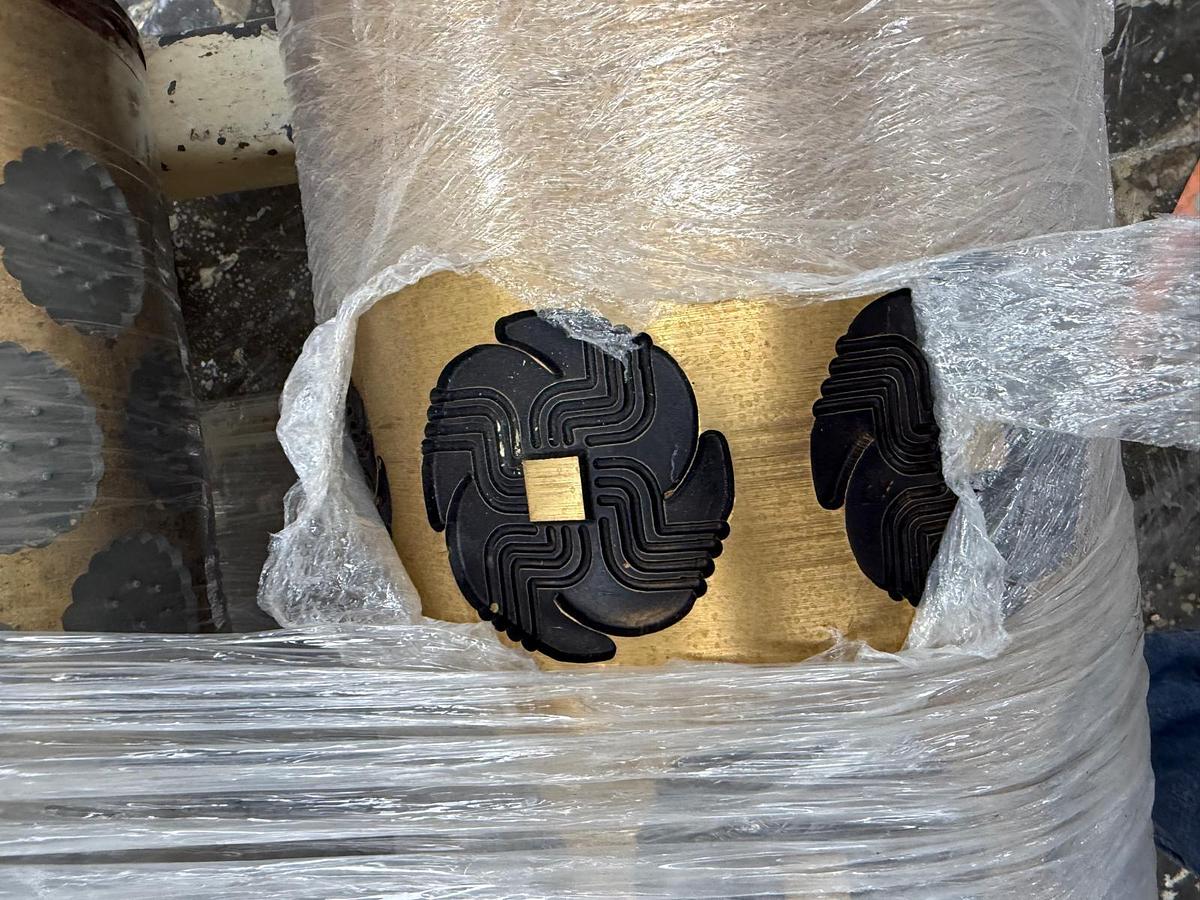 Used 1.2 MTR ROTARY MOULDER DIES 