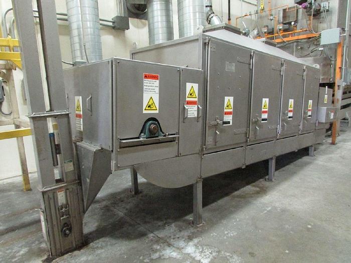 Used Aeroglide Model FBU24-25-RGX-IDFB Toasting and Puffing Baking Oven