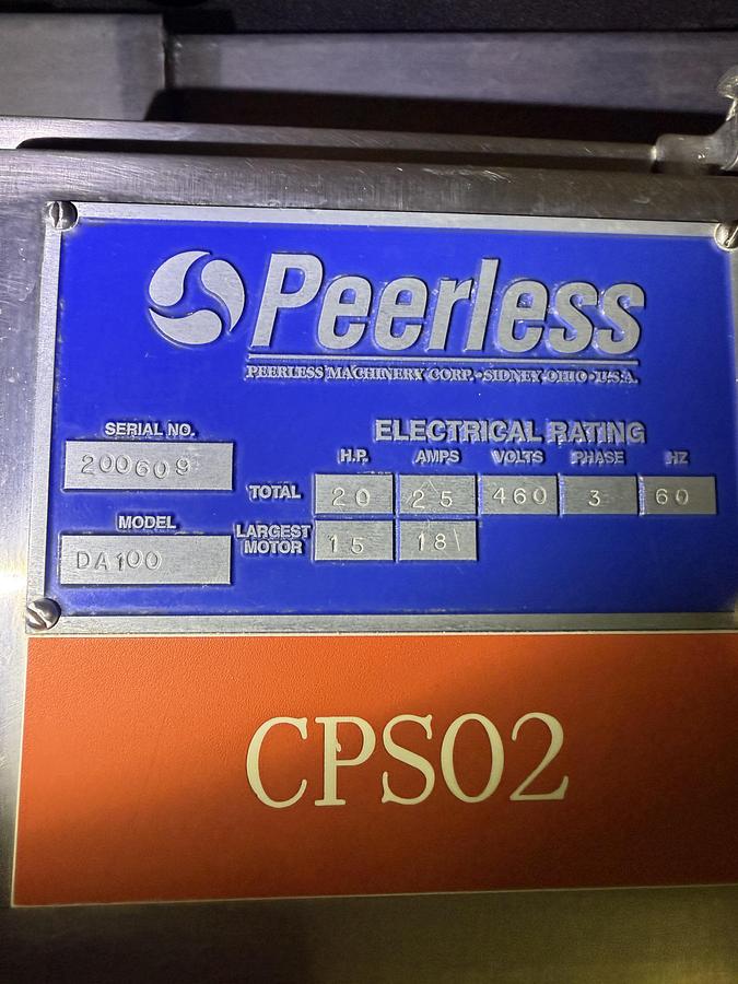 Used PEERLESS DA 100 