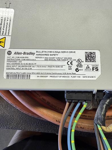 Used ALLEN BRADLEY KINETIX 5500