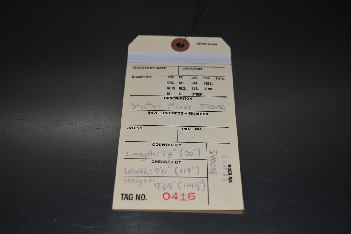 Used SHAFFER 8SS SINGEL ARM MIXER