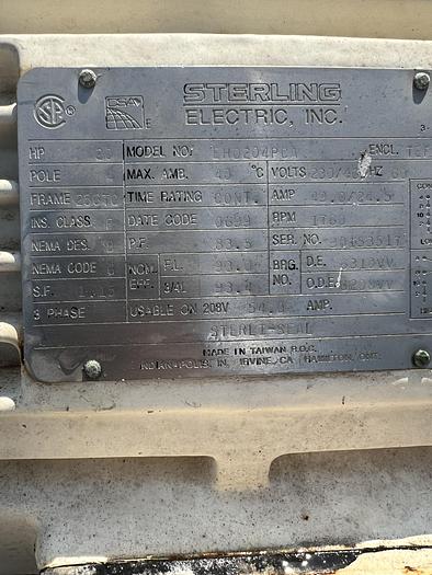 Used E.T OAKS CONTINUOUS MIXERS