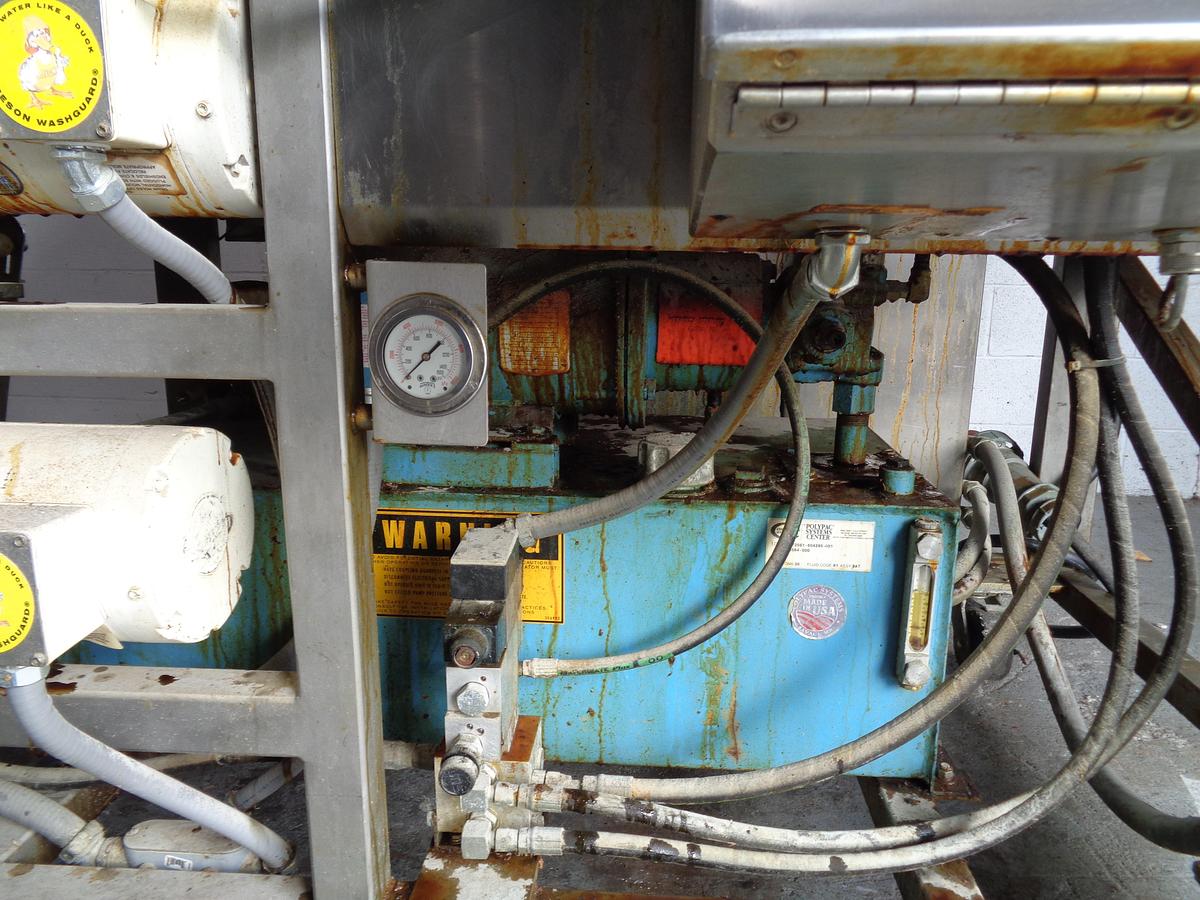 Used AM Mfg 24″ Hot Press, Model: Apache 24