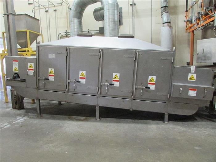 Used Aeroglide Model FBU24-25-RGX-IDFB Toasting and Puffing Baking Oven
