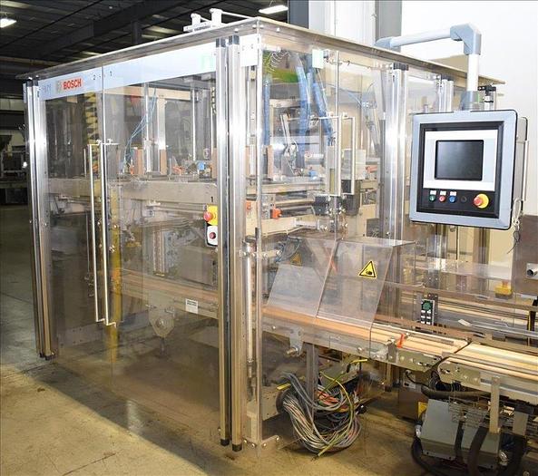 Used Bosch TTF, TTC, TTL Triseal Carton Forming,Robotic Loading and Top Closing