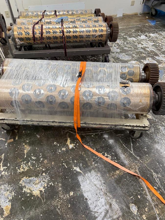 Used 1.2 MTR ROTARY MOULDER DIES 