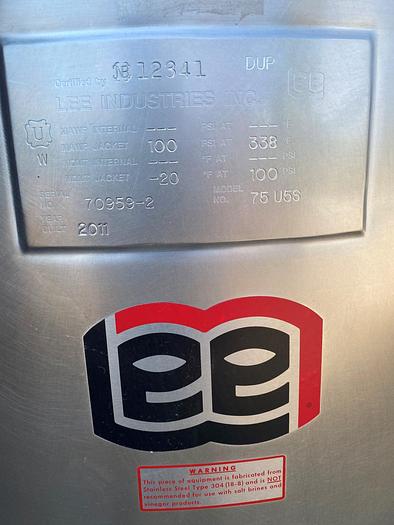 Used Lee 75 Gallon Tank