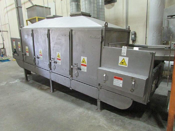 Used Aeroglide Model FBU24-25-RGX-IDFB Toasting and Puffing Baking Oven