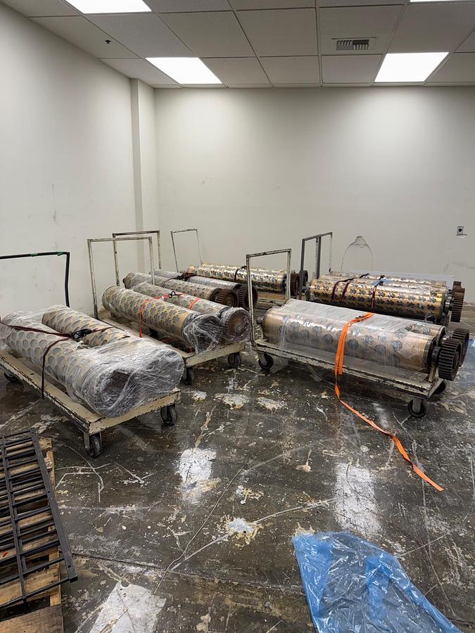 Used 1.2 MTR ROTARY MOULDER DIES 