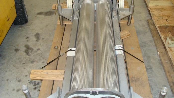 Used Meincke Two Roll Extruder